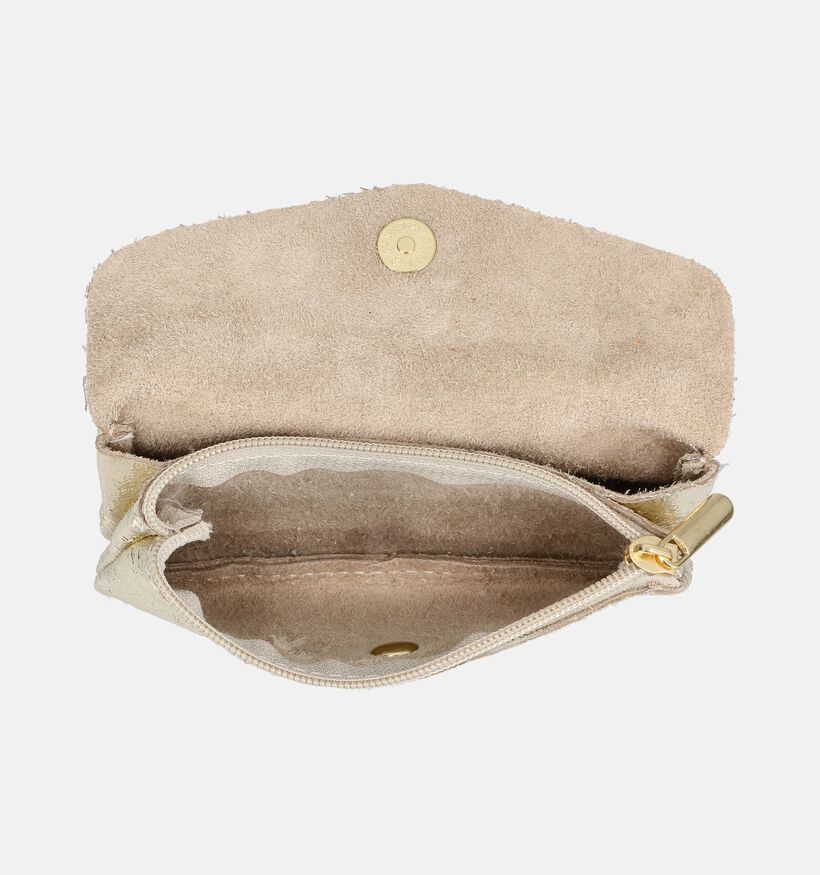 Via Limone Gouden Portomonnee met Rits voor dames (382748)