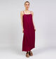 Pieces Glive Robe longue en Violet fonc&eacute; pour femmes (372383)
