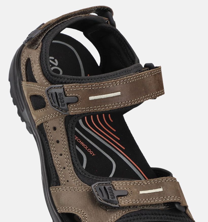 ECCO Offroad Yucatan Kakigroene Sandalen voor heren (369742)