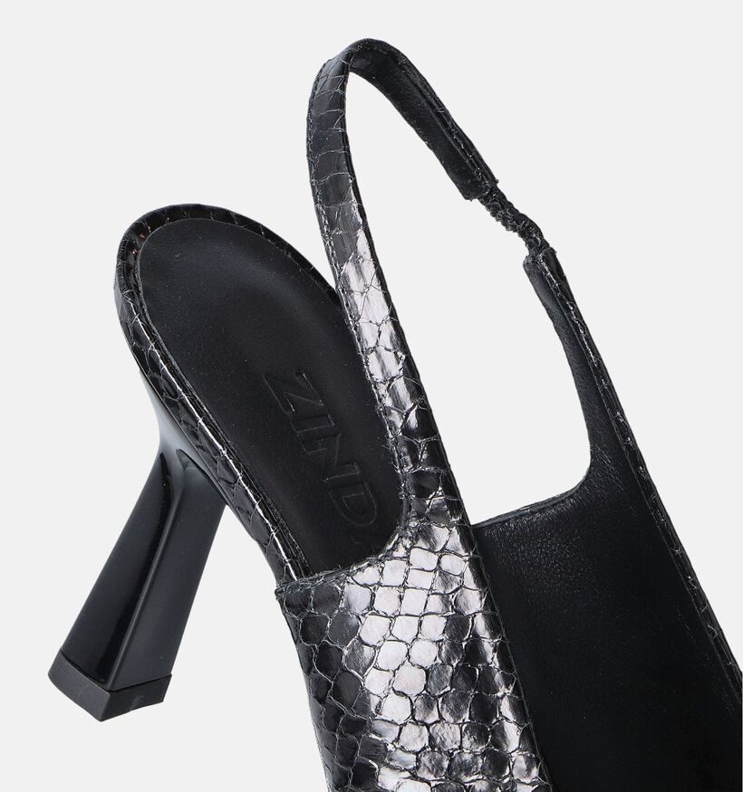 Zinda Sandales à Talons en Noir pour femmes (357664)