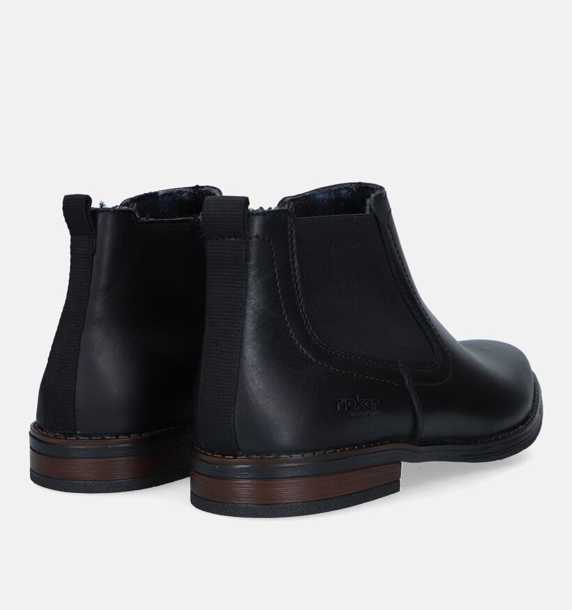 Rieker Zwarte Chelsea boots voor heren (331760)