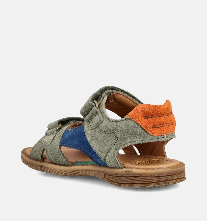 STONES and BONES Drake Sandales en Vert kaki pour gar&ccedil;ons (369656)