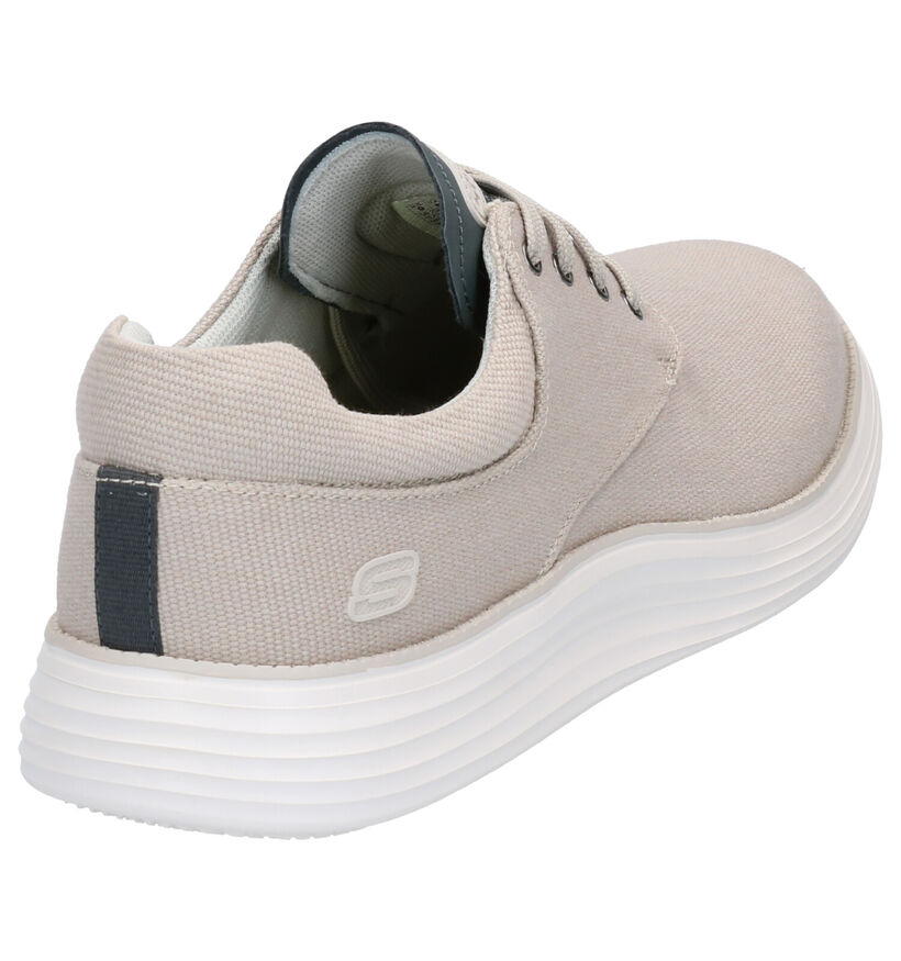 Skechers Status 2.0 Zwarte Veterschoenen in stof (272799)