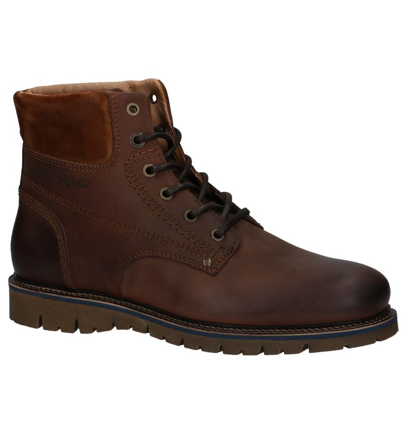 Australian Combat Donker Bruine Boots in leer (224445)