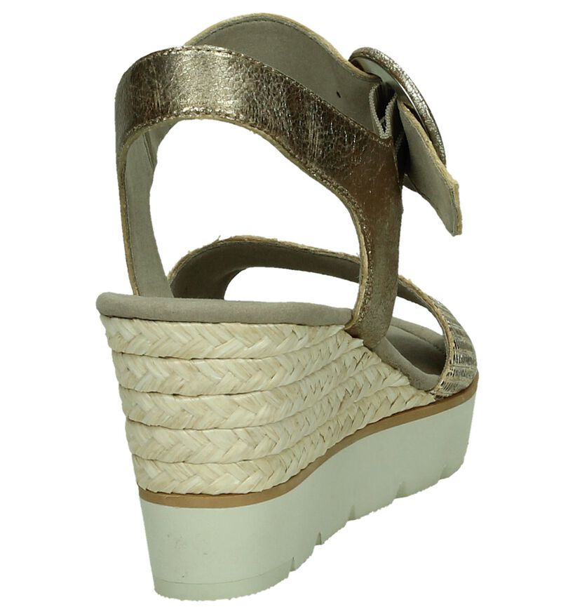 Gouden Sandalen met Sleehak Gabor, , pdp