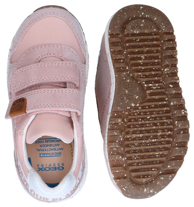 Geox Alben Baskets en Rose en textile (286940)