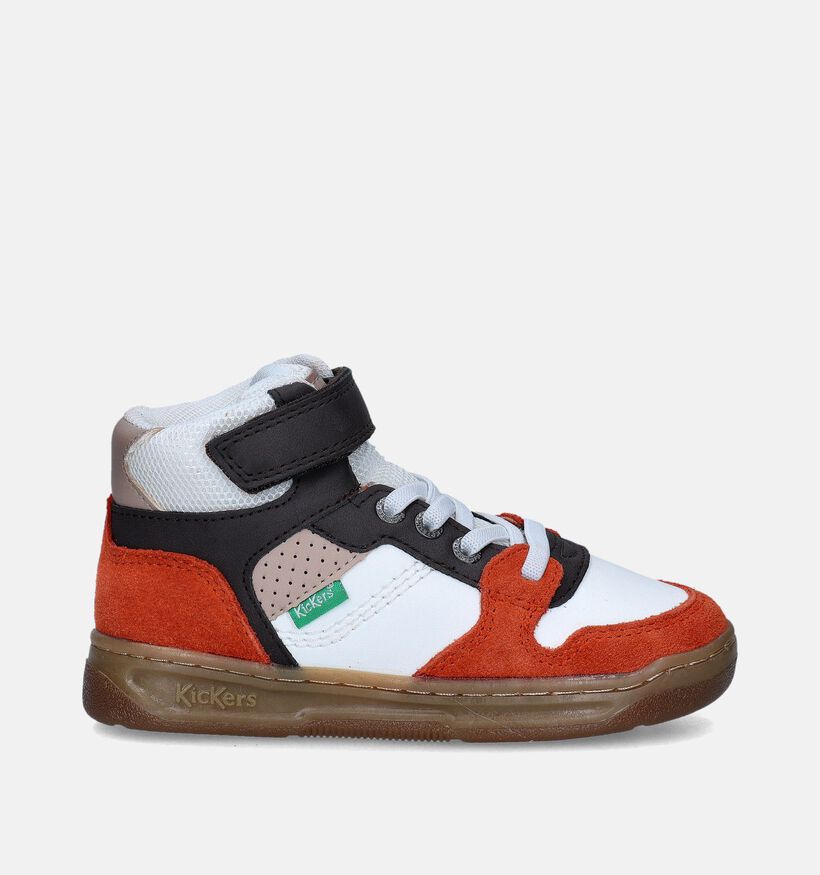 Kickers Kickado Witte Bottines voor jongens (345513) - geschikt voor steunzolen