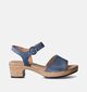 Gabor Blauwe Sandalen met blokhak voor dames (355111)