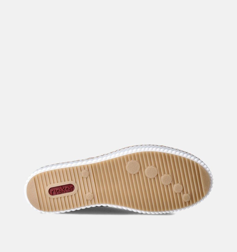 Rieker Beige Veterschoenen voor dames (354962) - geschikt voor steunzolen