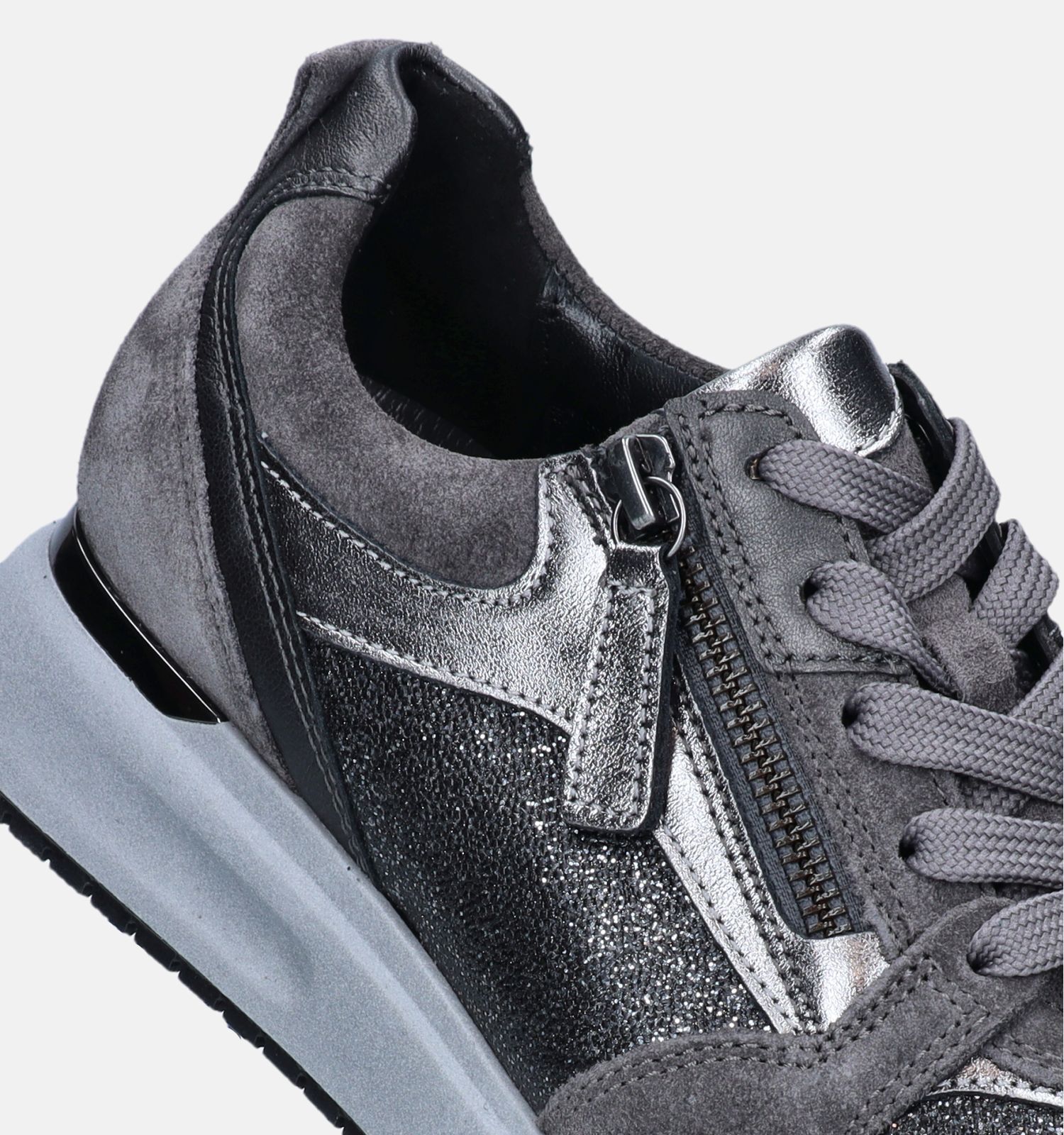 Gabor OptiFit Grijze Sneakers Dames Sneakers Online op TORFS.BE