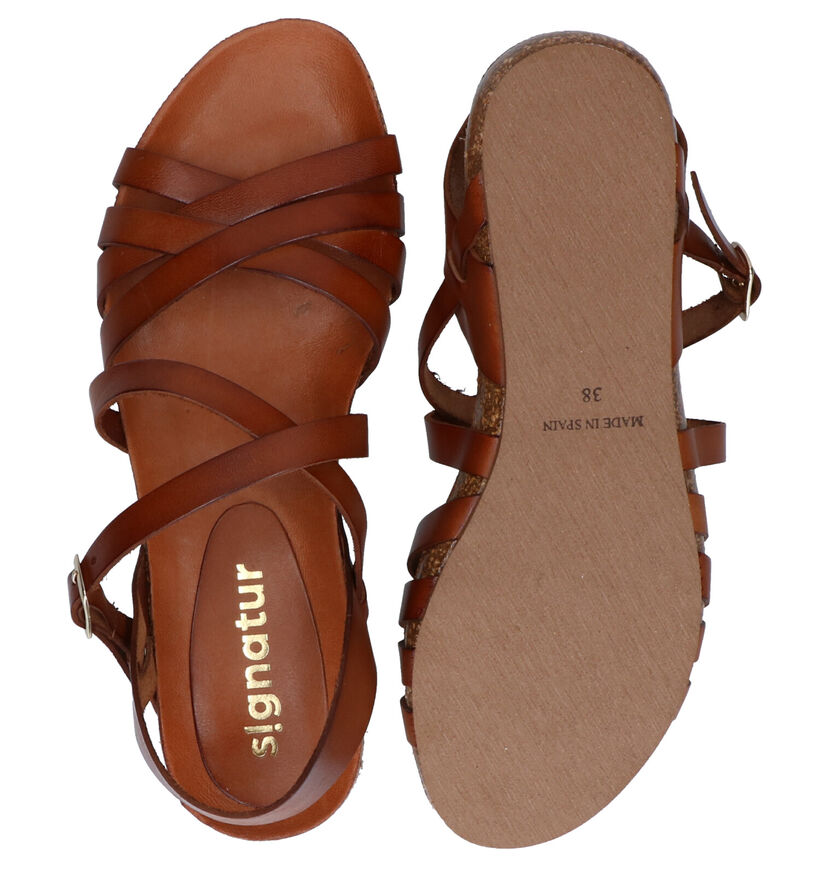 Signatur Cognac Sandalen voor dames (319778)