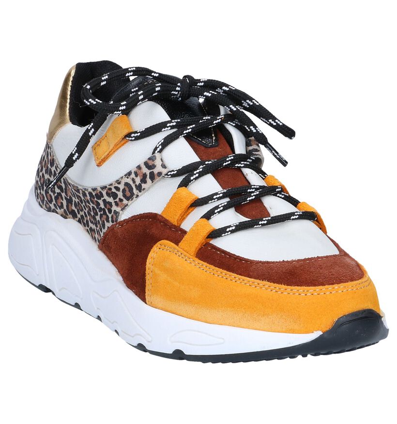 Multicolor Sneakers Poelman in daim (261860)