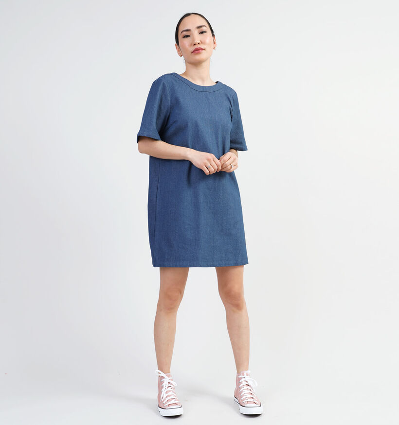 Pieces Dove Robe courte en Bleu pour femmes (346908)