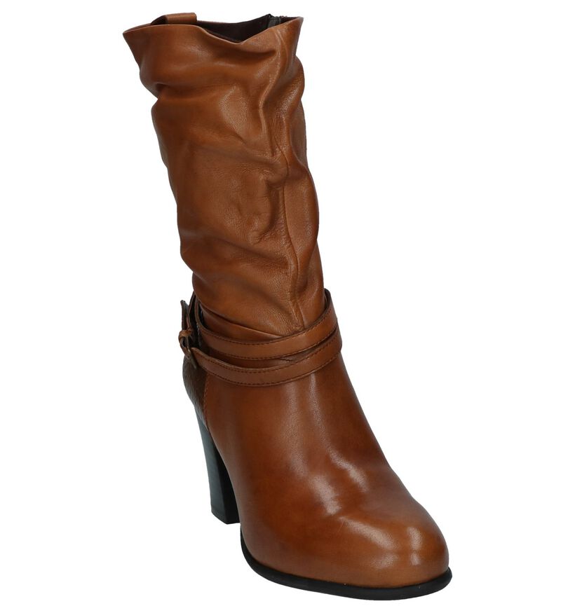 SPM Bottes basses en Cognac en cuir (226843)