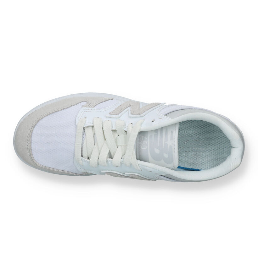 New Balance BB 480 Witte Sneakers voor dames (327399) - geschikt voor steunzolen
