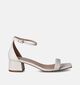 Steve Madden Gena Ecru Sandalen met blokhak voor dames (353588)