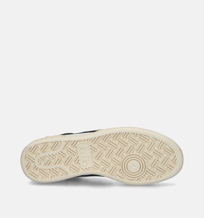 Diadora Magic Basket Demi Cut Suede Witte Sneakers voor heren (344900)