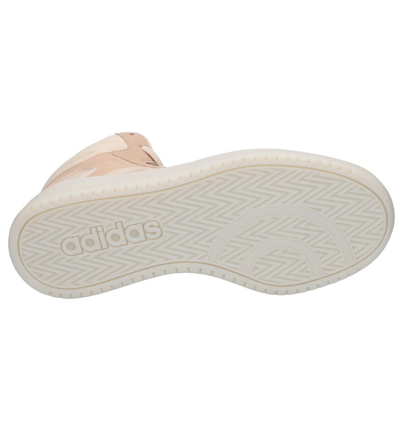 adidas Hoops 2.0 Mid Baskets Nude en daim (252570)