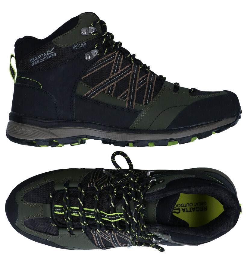 Regatta Samaris Chaussures de randonnée en Noir en simili cuir (303656)