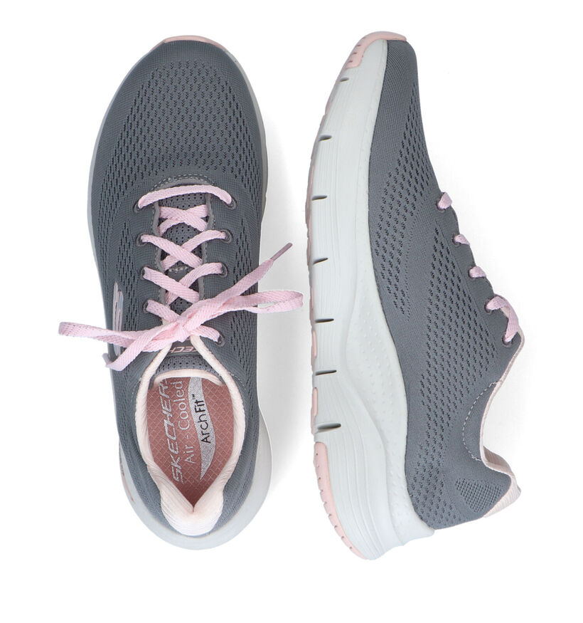 Skechers Arch Fit Big Appeal Baskets en Rose pour femmes (318170) - pour semelles orthopédiques