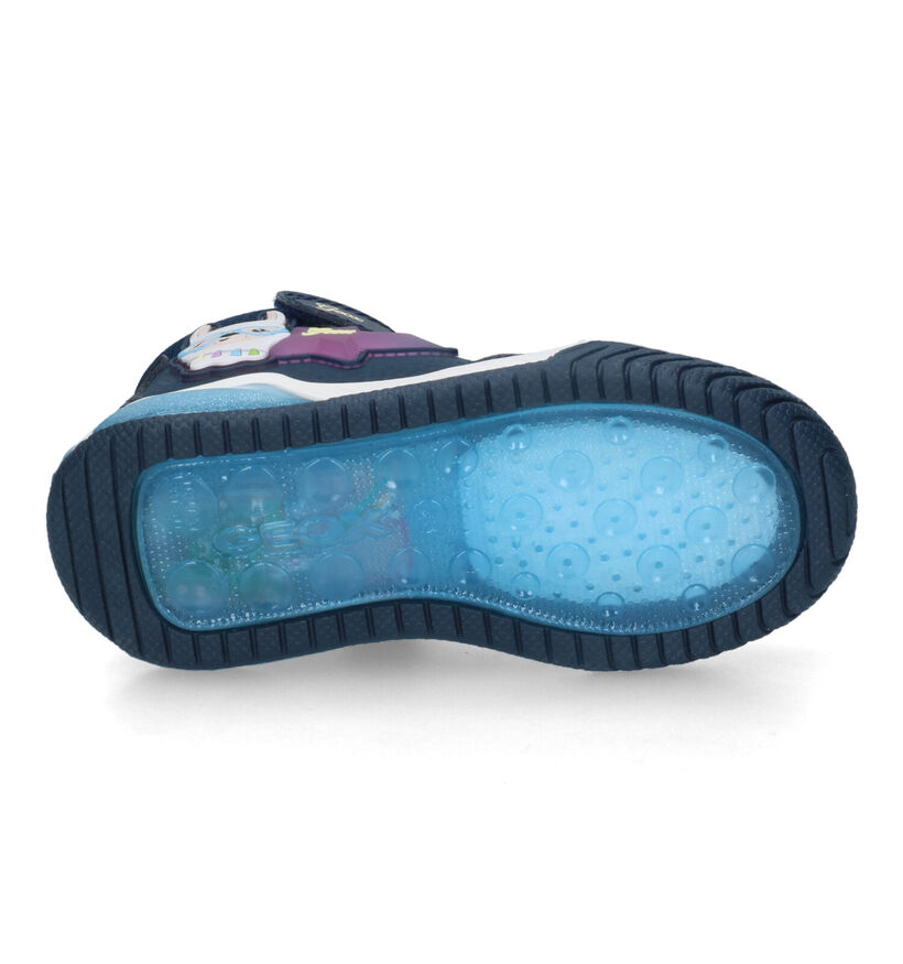 Geox Inek Baskets en Bleu pour filles (312555) - pour semelles orthopédiques