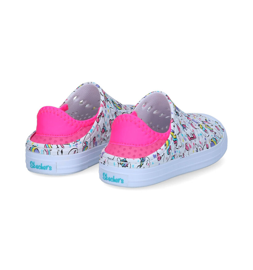 Skechers Foamies - Guzman Steps Sandales en Rose pour filles (307235)