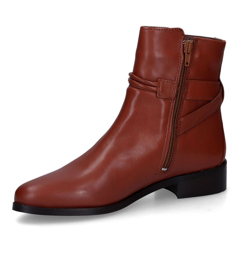 Scapa Bottines plates en Noir en cuir (317191)
