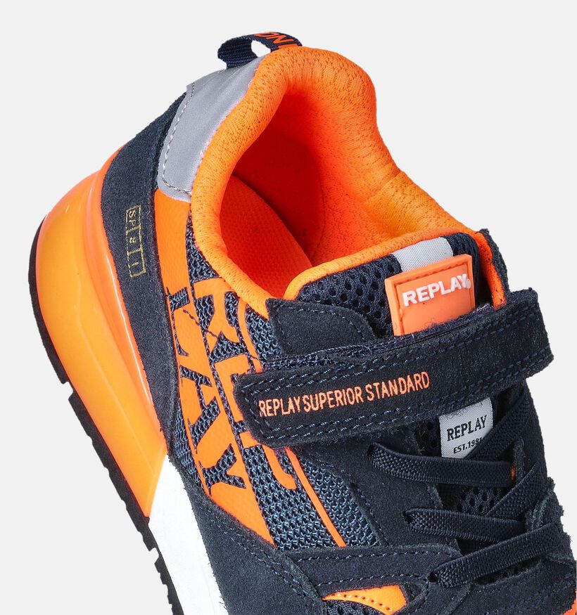 Replay Shoot Blauwe Sneakers voor meisjes, jongens (352592)