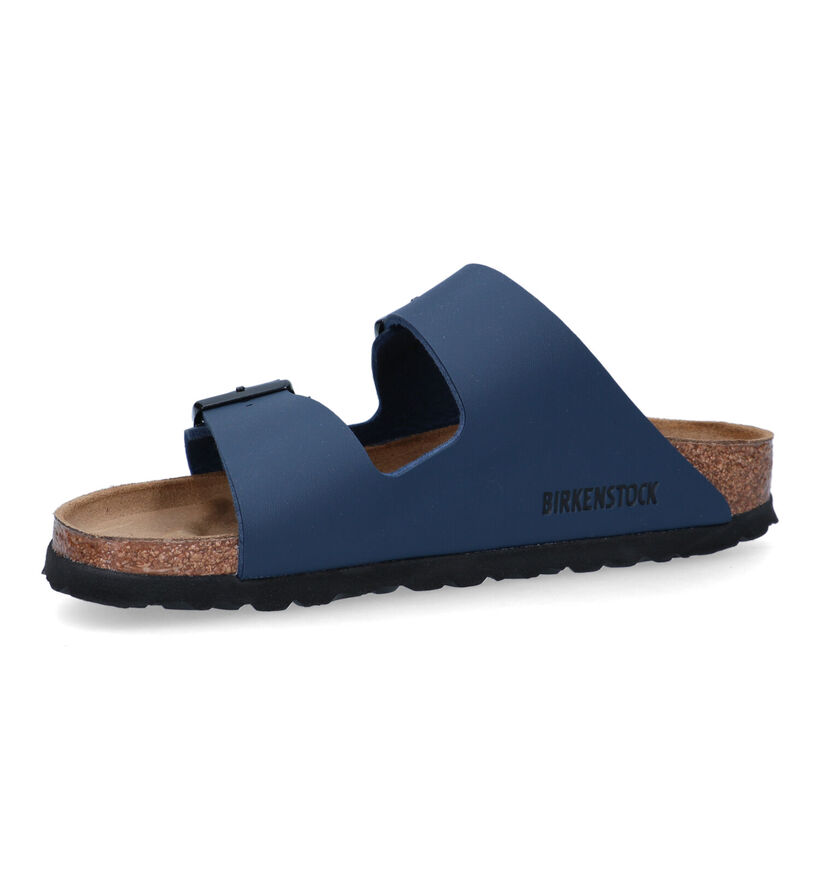 Birkenstock Arizona Birko Flor Zwarte Slippers voor jongens (338071)