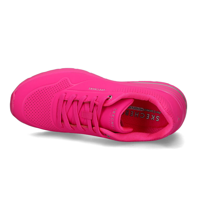 Skechers Million Air Elevated Baskets en Rose pour femmes (321381)