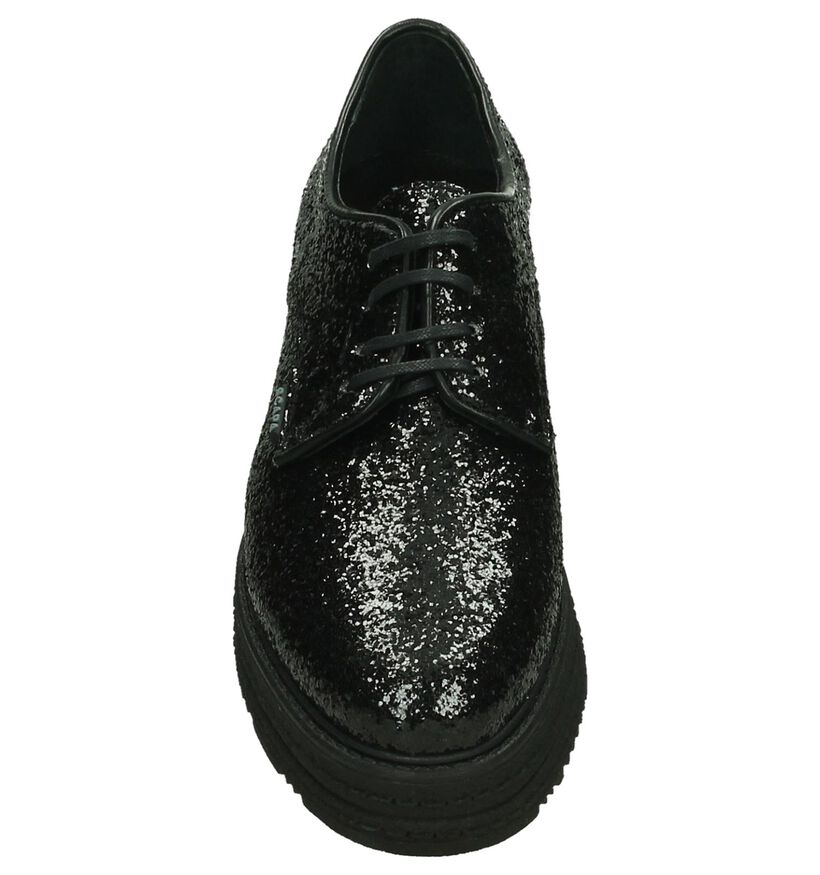Scapa Chaussures à lacets en Noir en simili cuir (204180)