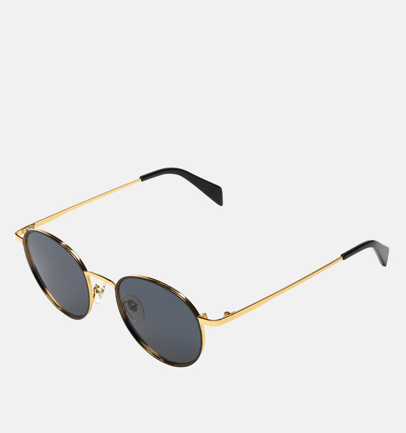 Komono James Zonnebril Zwart/Goud voor dames (355179)