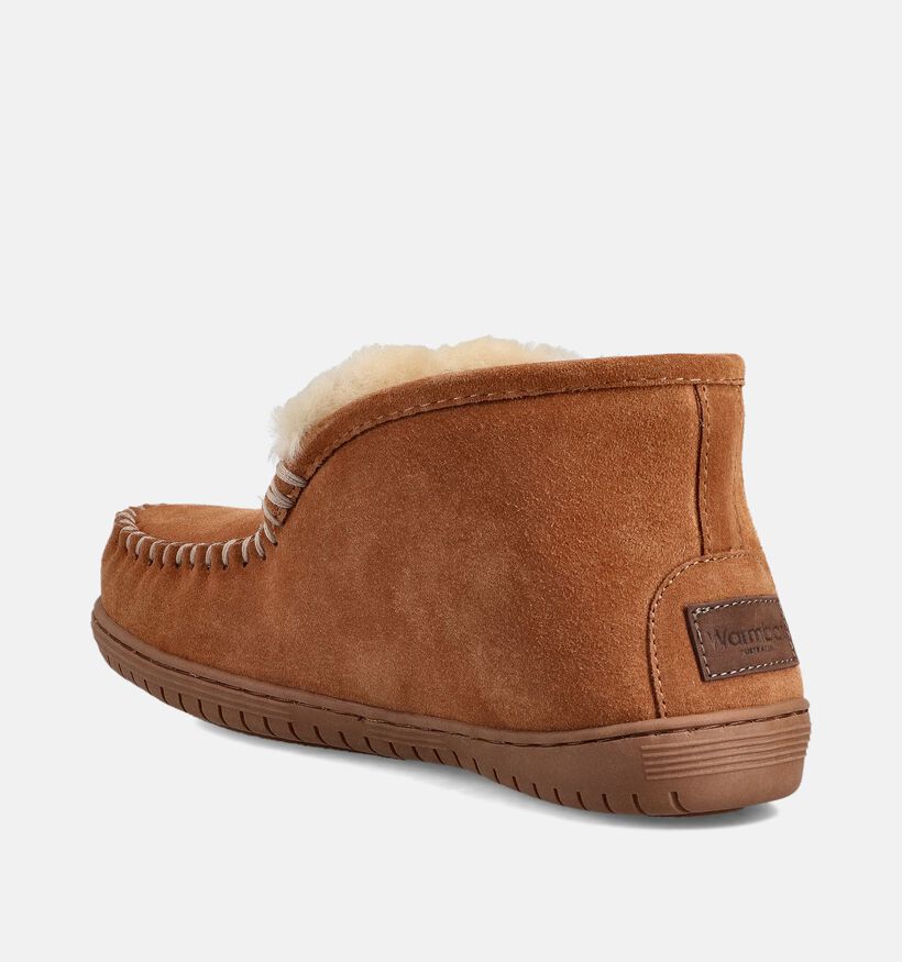 Warmbat Darwino Hoge Bruine Pantoffels voor heren (363341)