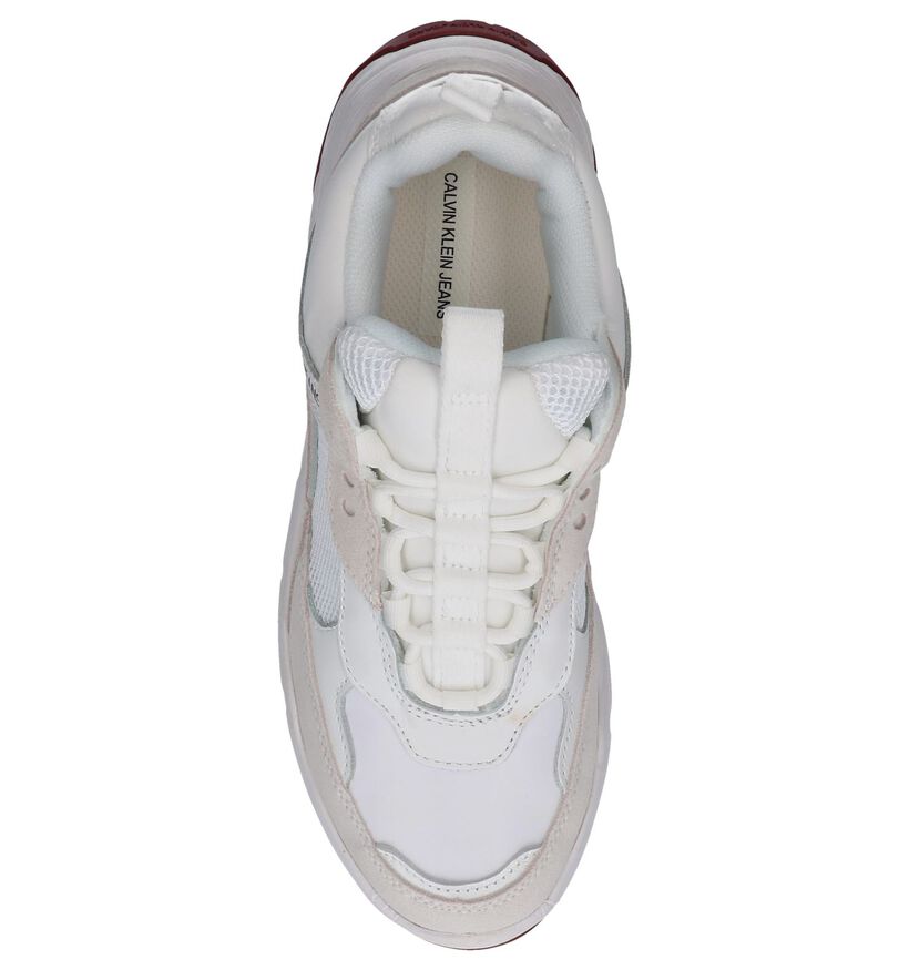 Calvin Klein Baskets basses en Blanc en daim (250386)