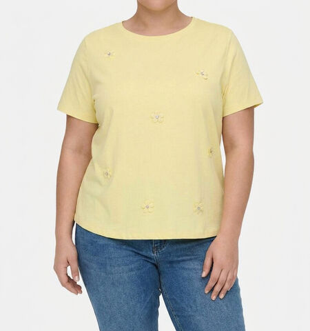 ONLY Carmakoma T-shirts Geel