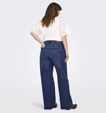 ONLY Carmakoma Jeans Blauw