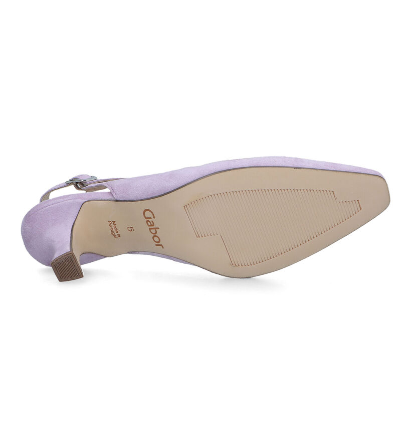 Gabor Escarpins slingback en Violet pour femmes (323197)