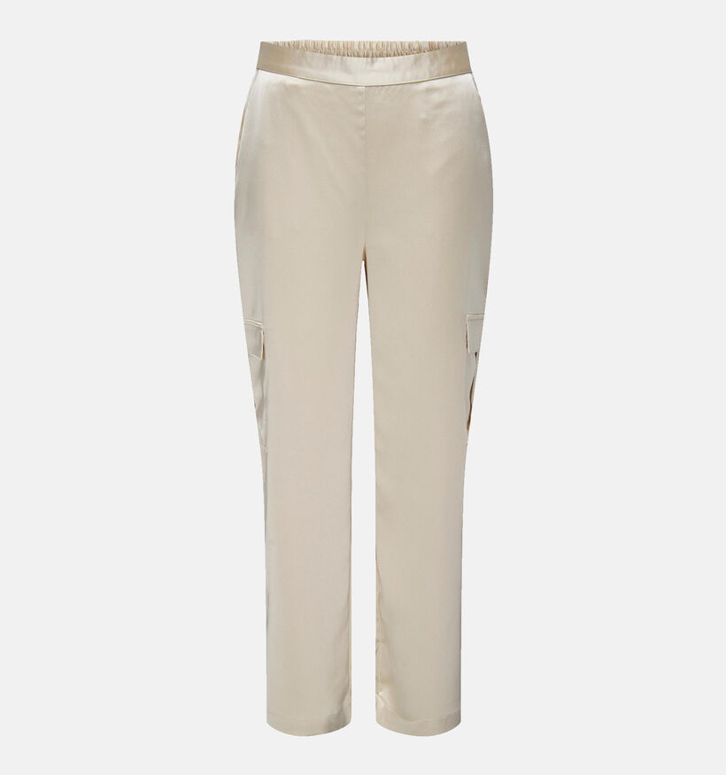 JDY Sheela Pantalon cargo en Beige L32 pour femmes (327131)