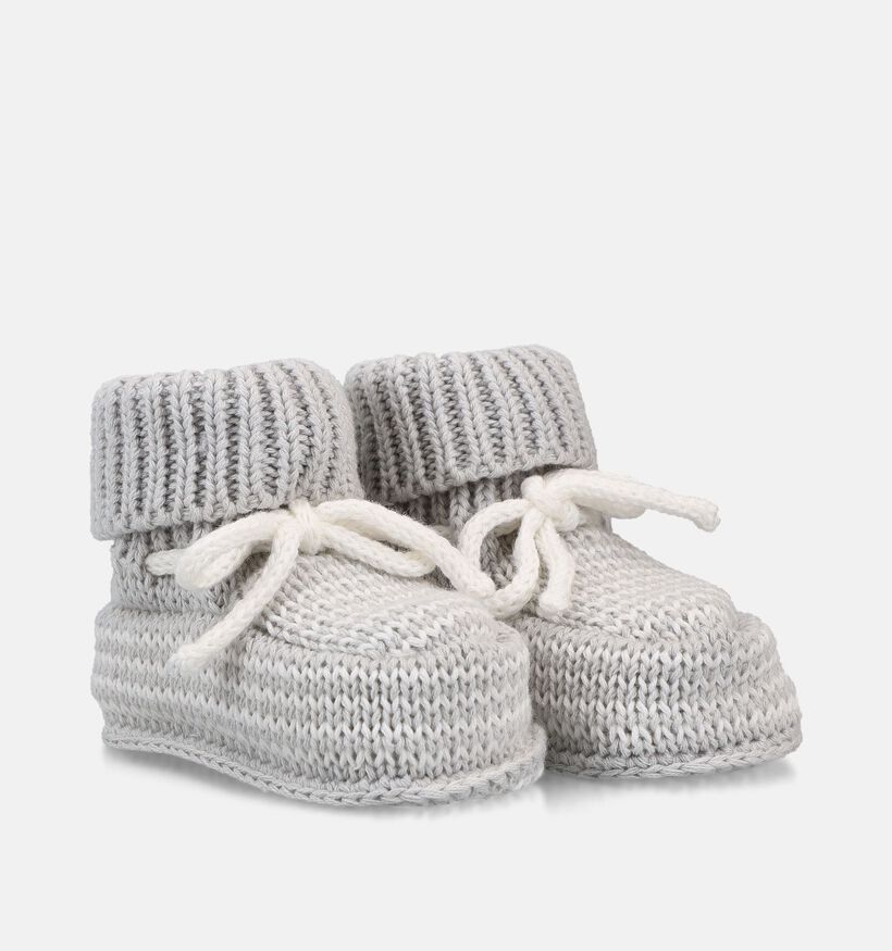 Little David Chaussons pour b&eacute;b&eacute; en Gris pour filles, gar&ccedil;ons (374187)
