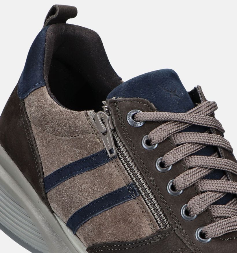 Xsensible SWX3 Kaki Veterschoenen voor heren (348055) - geschikt voor steunzolen