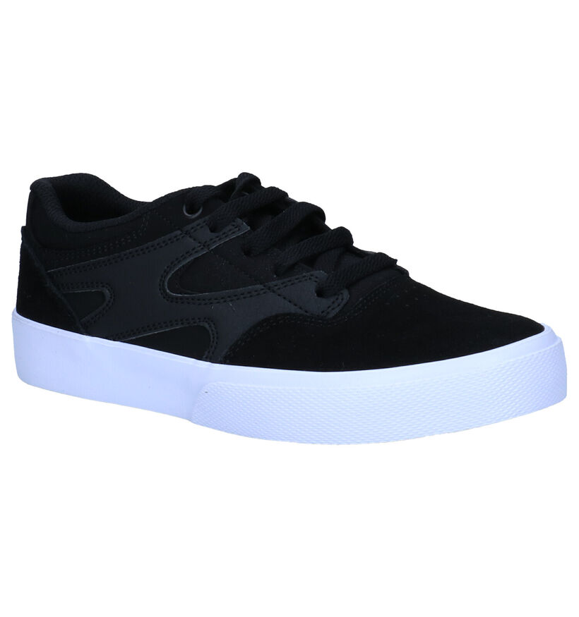 DC Shoes Kalis Vulc Baskets en Noir pour garçons (308539)