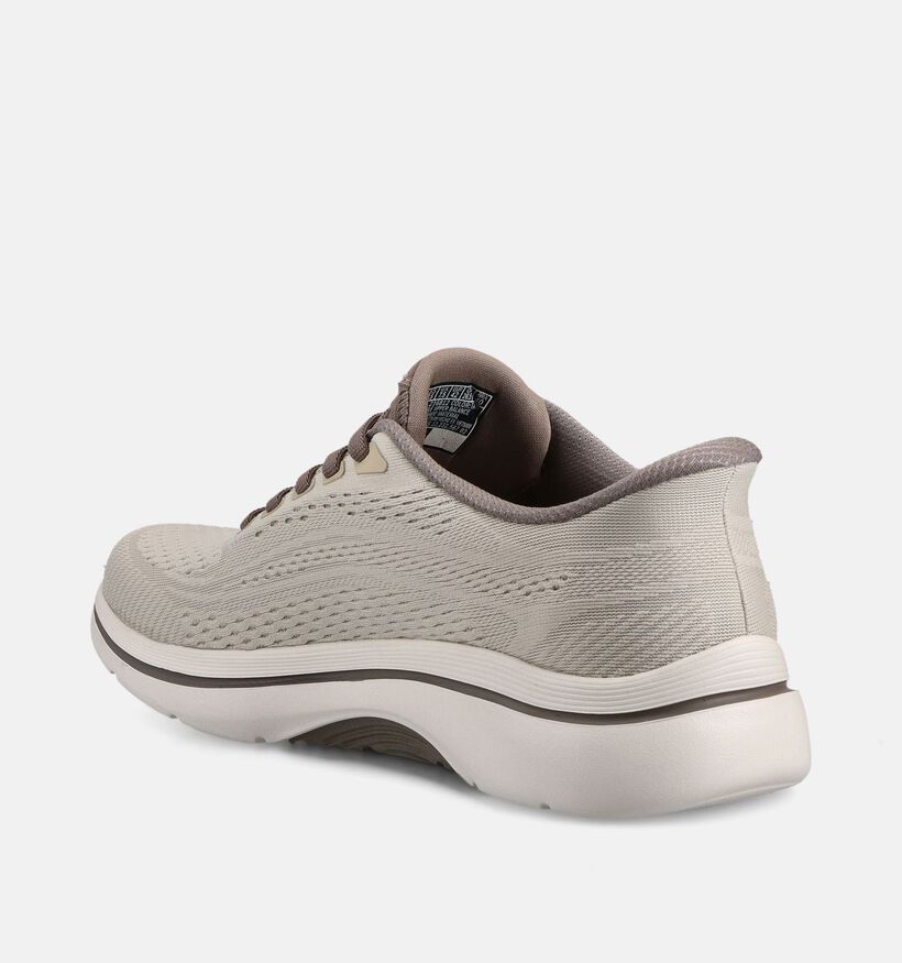 Skechers Go Walk Arch Fit 2.0 Percy Slip-ons en Gris pour hommes (367499) - pour semelles orthop&eacute;diques