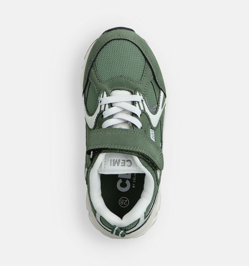 CEMI Groene Sneakers voor jongens, meisjes (366024) - geschikt voor steunzolen