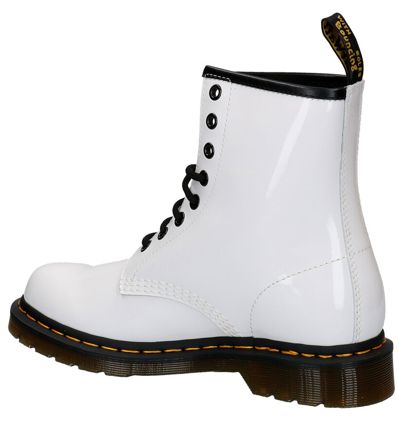 Dr. Martens 1460 Witte Boots in lak (284638)