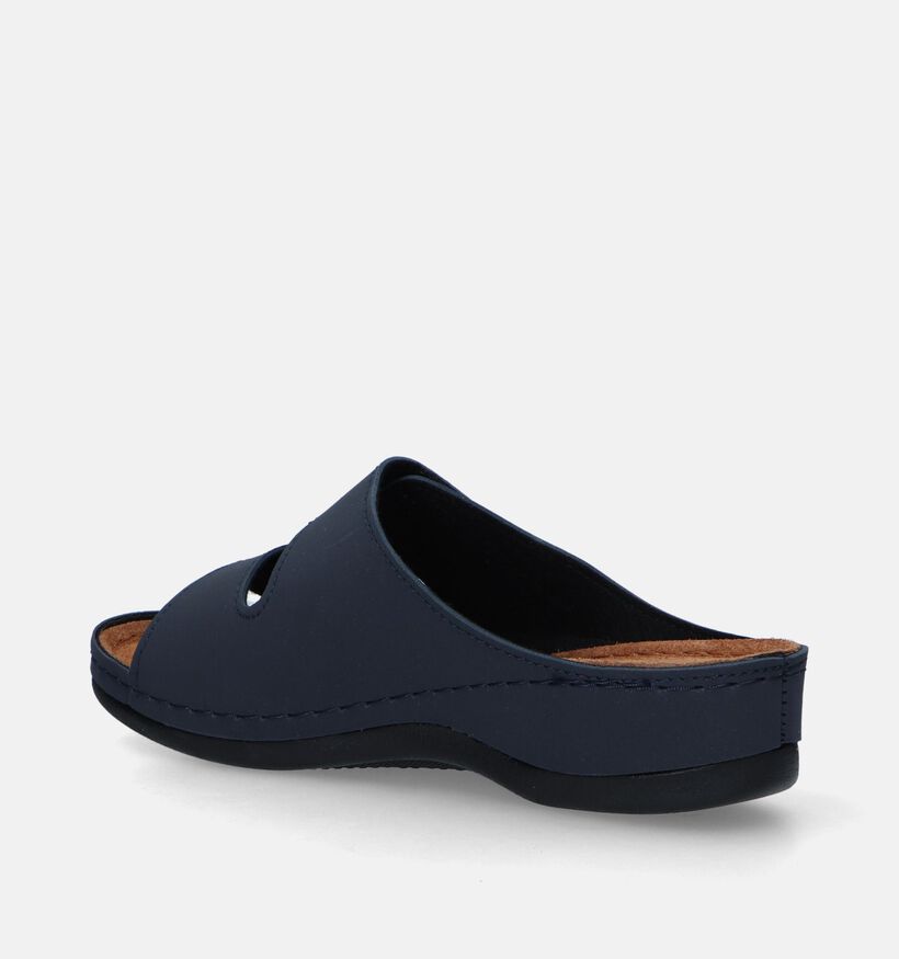 Comfort Plus Nu-pieds compensées en Bleu foncé pour femmes (296437)