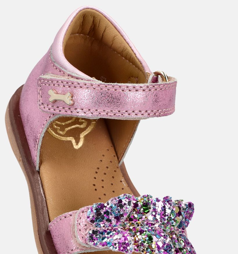 STONES and BONES Zele Sandales pour b&eacute;b&eacute; en Rose pour filles (373762)