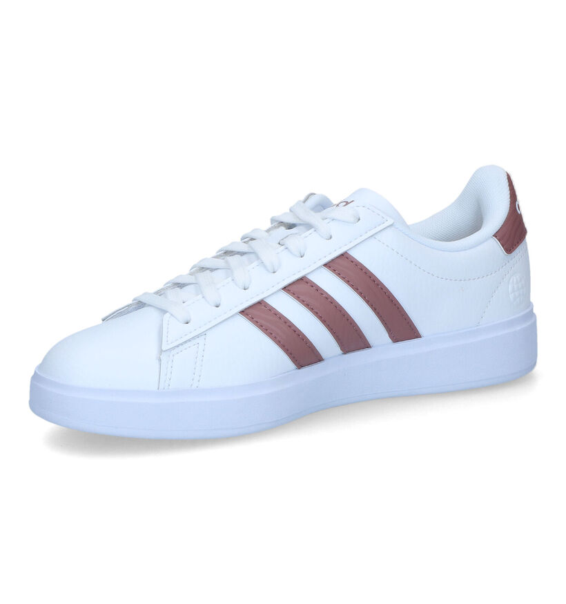 adidas Grand Court 2.0 Baskets sportives en Blanc pour femmes (356989) - pour semelles orthopédiques