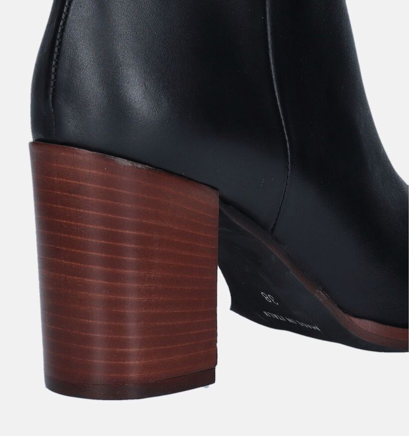 Laurent David Dany 01 Zwarte Enkellaarzen voor dames (348573)