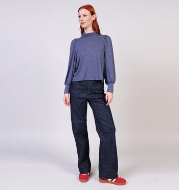 Rue Mazarine Pulls Marron/Bleu