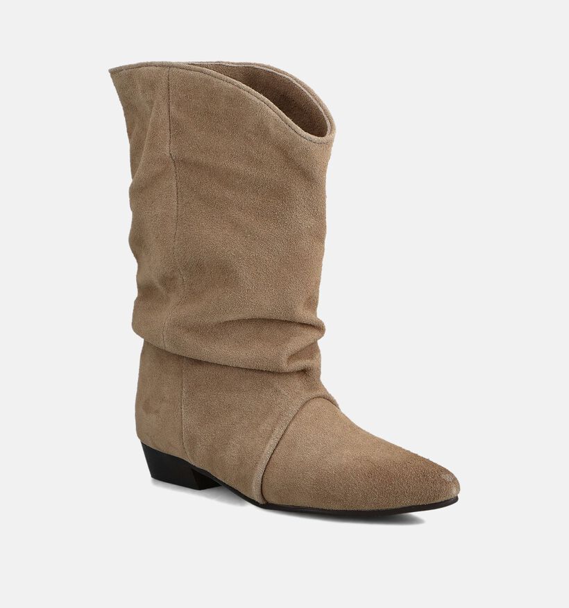 Shoecolate Lichtbruine Laarzen voor dames (368936)